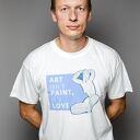Koszulka (T-shirt) Art isn't paint, it's love - Modigliani „Kariatyda”