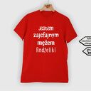 Koszulka z nadrukiem dla męża, prezent od żony, święta, upominek, walentynki