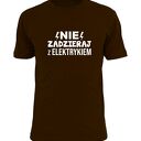 Koszulka z nadrukiem dla elektryka, prezent najlepszy elektryk, do pracy, urodziny