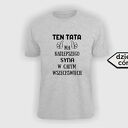 Koszulka z nadrukiem dla taty, prezent dzień ojca, od dzieci, syna, córki, najlepszy