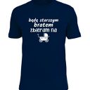Koszulka z nadrukiem dla starszego lub młodszego brata, prezent, urodziny młodszy