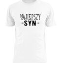 Koszulka z nadrukiem dla syna, synów, najlepszy syn, prezent na urodziny od rodziców