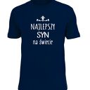 Koszulka z nadrukiem dla syna, synów, najlepszy syn, prezent na urodziny od rodziców
