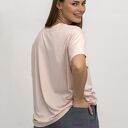 T-shirt damski do serka róż z nadrukiem