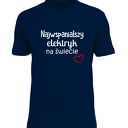 Koszulka z nadrukiem dla elektryka, prezent najlepszy elektryk, do pracy, urodziny