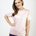 Różowy T-shirt z wiskozy Flow - wygoda na co dzień