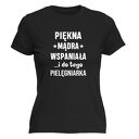 Koszulka z nadrukiem dla pielęgniarki, prezent najlepsza, oddziałowa, położna
