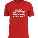Koszulka z nadrukiem dla elektryka, prezent najlepszy elektryk, do pracy, urodziny
