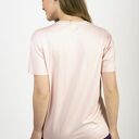 Różowy T-shirt z wiskozy Flow - wygoda na co dzień