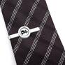 krawaty: elegancka spinka do grafiką betoniarka - oryginalna śmieszna