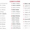 Weselne Drzewo wpisów do odcisków - 50x70cm - Alternatywna księga gości