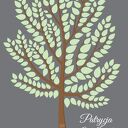 Plakat artystyczny - a'la księga gości - 50x70 cm