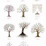 Kreatywne Wesele Obraz a'la księga gości - artystyczne drzewo wpisów 50x70 cm