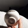 Strzelecka Slezak malowana filiżanka ślimak - porcelanowa czarka do herbaty, ręcznie toczona slow life