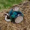 Handmade Kubek z grzybkami | Psychodelki Zielone poszycie | ok 380 ml (3) Kapelusz d