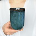 Kubek 325 ml Morski Zielony - ceramiczny handmade prezent dla niej