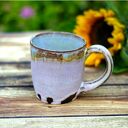 Handmade beżowy kubek ceramiczny 300 ml - nowoczesna klasyka