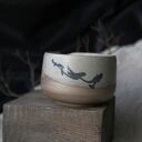 Chawan / czarka do matchy. Wypał w piecu na drewno