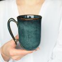 Kubek 325ml Morski Zielony Ceramiczny