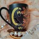 Ręcznie malowane planetarne koty kubek 300 ml