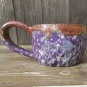 Kubek ceramiczny - miedziana ćma ( c916)