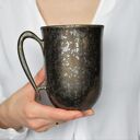 Duży Kubek Ceramiczny 550ml Złoto & Srebro