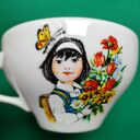 ręcznie malowana filiżanka dla nauczyciela