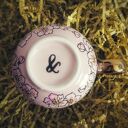 Wielkanocny kubek Króliki - ręcznie malowana porcelana 380 ml