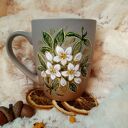 Jaśmin. Ręcznie malowany kubek 300 ml