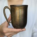Kubek Rustykalny Ceramiczny z Sercem Wewnątrz 300ml