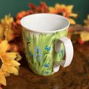 Kubek porcelanowy ręcznie malowany „Letnia łąka” 400 ml - unikatowy prezent