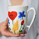 Kubek ceramiczny Maki i Chabry 300ml