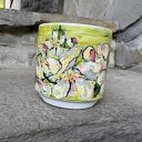Porcelanowy kubek ręcznie malowany „Kwitnąca jabłoń” 250 ml