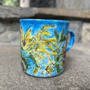 Porcelanowy kubek ręcznie malowany w słoneczniki