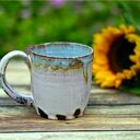 Handmade kubek ceramiczny beżowy | nowoczesna klasyka 300 ml / 11 oz