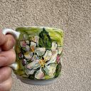 Porcelanowy kubek ręcznie malowany „Kwitnąca jabłoń” 250 ml
