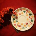 Ręcznie malowana filiżanka do espresso ze spodkiem PIERNICZKI