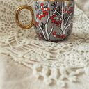 Ręcznie malowany kubek JARZĘBINA