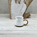 Kubek ceramiczny w margerytki 450 ml