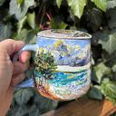 Porcelanowy kubek z zaparzaczem 500 ml - Nad Bałtykiem