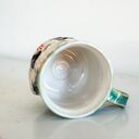 Duży kubek ceramiczny z koniem - turkus Indian Summer (ok. 400 ml)