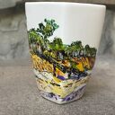 Porcelanowy kubek ręcznie malowany - Nad Bałtykiem (350 ml)
