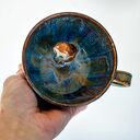 Ceramiczna filiżanka z figurką sowy płomykówki - Opal, ok. 310 ml (z talerzykiem)