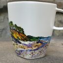Porcelanowy kubek ręcznie malowany - Nad Bałtykiem (350 ml)