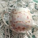 Wiosenny kubek OPAL z kwiatem wiśni - ręcznie malowany, porcelana 380 ml