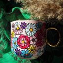 Ręcznie malowany kubek dla siostry - Sister, porcelana 380 ml