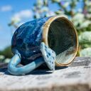 Kubek ceramiczny z muchomorkami - leśne rękodzieło 550 ml