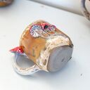 Duży kubek z muchomorem handmade - nakrapiana jesień, ok. 480 ml