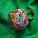 Kubek dla mamy z napisem "Mother like no other" - ręcznie malowana porcelana 380 ml