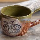 Kubek ceramiczny ćma (c923)